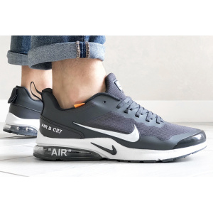 Мужские кроссовки Nike Air Presto CR7 серые с белым