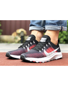 Чоловічі кросівки Nike Air Zoom чорні з червоним
