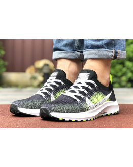 Чоловічі кросівки Nike Air Zoom чорні с неоново-зеленым
