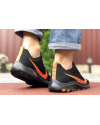 Купить Чоловічі кросівки Nike Air Zoom чорні з помаранчевим