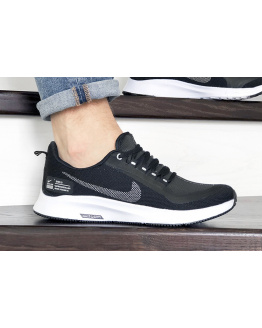 Мужские кроссовки Nike Air Zoom Pegasus 35 Shield черные с белым