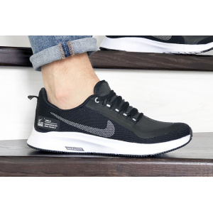 Мужские кроссовки Nike Air Zoom Pegasus 35 Shield черные с белым