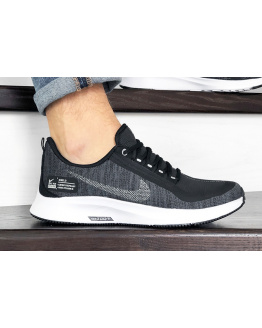 Мужские кроссовки Nike Air Zoom Pegasus 35 Shield черные с белым
