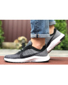 Чоловічі кросівки Nike Air Zoom сірі з чорним