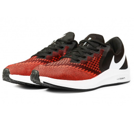 Купить Мужские кроссовки Nike Air Zoom Winflo 6 красные с черным