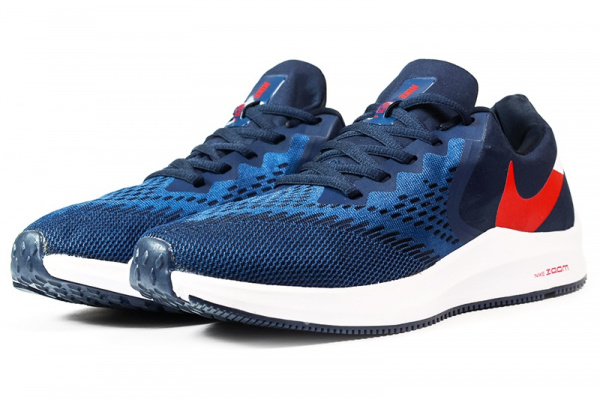 Мужские кроссовки Nike Air Zoom Winflo 6 темно-синие