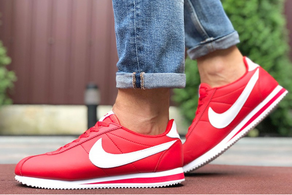 Мужские кроссовки Nike Classic Cortez Leather красные
