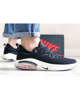Мужские кроссовки Nike Joyride Run Flyknit черные с белым