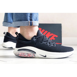 Мужские кроссовки Nike Joyride Run Flyknit черные с белым