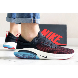 Мужские кроссовки Nike Joyride Run Flyknit черные с красным