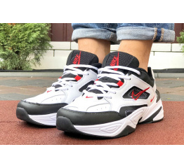 Мужские кроссовки Nike M2K Tekno белые с черным и красным