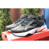 Купить Мужские кроссовки Nike M2K Tekno черные с белым и синим