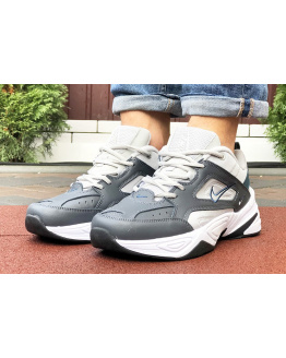 Мужские кроссовки Nike M2K Tekno темно-серые с бежевым