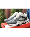 Купить Чоловічі кросівки Nike M2K Tekno темно-сірі з бежевим