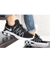 Купить Мужские кроссовки Nike Shox Gravity черные с белым