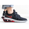 Мужские кроссовки Nike Shox Gravity черные с белым и красным
