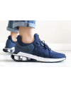 Мужские кроссовки Nike Shox Gravity темно-синие с белым