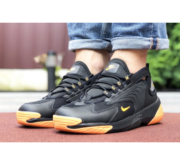 Мужские кроссовки Nike Zoom 2K черные с оранжевым