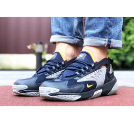 Мужские кроссовки Nike Zoom 2K темно-синие с серым