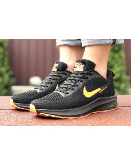 Чоловічі кросівки Nike Zoom Lunar 3 чорні з помаранчевим