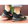 Купить Мужские кроссовки Nike Zoom Lunar 3 черные с оранжевым