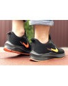 Купить Чоловічі кросівки Nike Zoom Lunar 3 чорні з помаранчевим