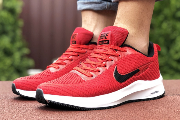 Мужские кроссовки Nike Zoom Lunar 3 красные