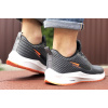 Купить Мужские кроссовки Nike Zoom Lunar 3 серые с оранжевым