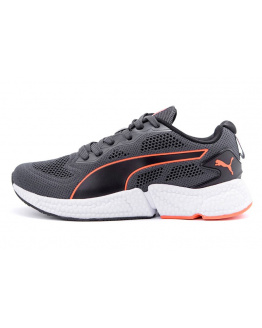 Мужские кроссовки Puma Hybrid Rocket темно-серые (dkgrey-orange)