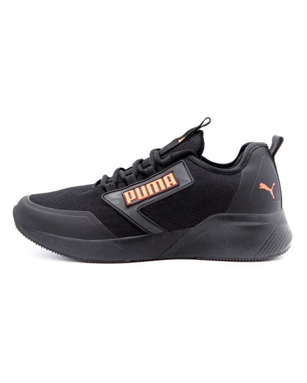 Мужские кроссовки Puma Retaliate Black Gore-Tex черные (black-orange)