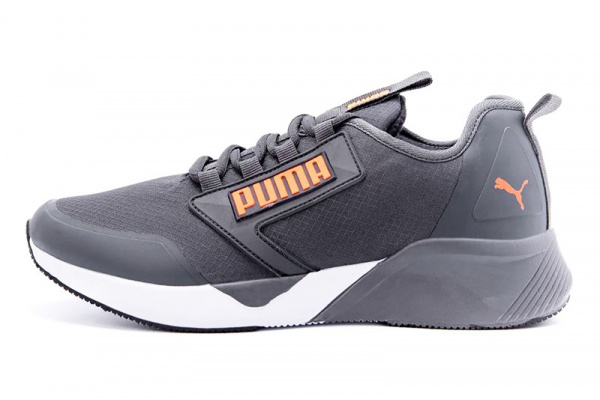 Мужские кроссовки Puma Retaliate Black Gore-Tex серые (grey-orange)