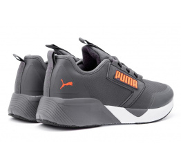 Мужские кроссовки Puma Retaliate Black Gore-Tex серые (grey-orange)