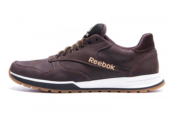 Мужские кроссовки Reebok темно-коричневые