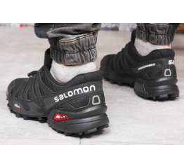 Мужские кроссовки Salomon Speedcross 3 черные (black)