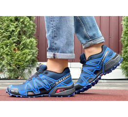 Мужские кроссовки Salomon Speedcross 3 темно-синие