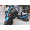 Купить Мужские кроссовки Salomon Speedcross 3 темно-синие с голубым (dk-blue/lt-blue)