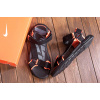 Купить Мужские сандалии Nike черные с оранжевым