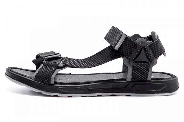 Мужские сандалии Nike черные с серым