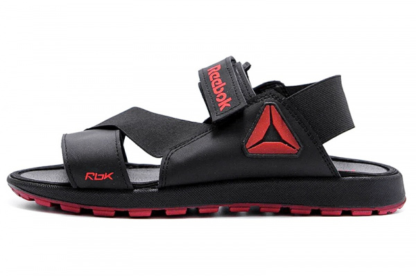 Мужские сандалии Reebok Track черные с красным