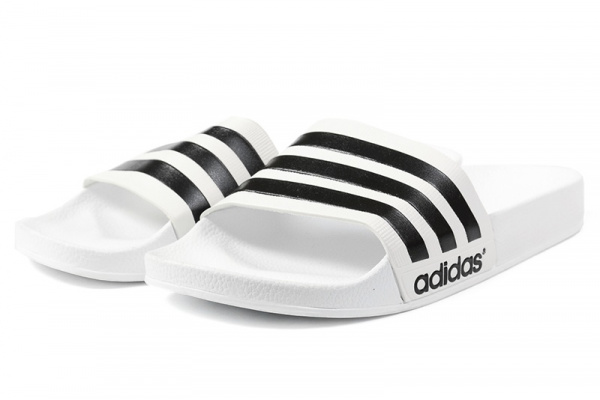 Мужские шлепанцы Adidas белые