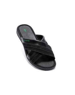 Чоловічі шльопанці Lacoste чорні