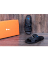 Купить Чоловічі шльопанці Nike чорні з синім
