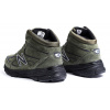Купить Мужские высокие кроссовки на меху New Balance 990v4 High зеленые