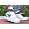 Купить Мужские высокие кроссовки Nike Air Force 1 '07 Mid Lv8 Utility белые с черным