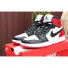 Купить Мужские высокие кроссовки Nike Air Jordan 1 Retro High OG белые с черным (white-black-red)
