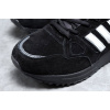 Купить Мужские высокие кроссовки на меху Adidas ZX 750 High черные с белым