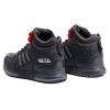 Купить Мужские высокие кроссовки на меху Adidas ZX 750 High черные с красным
