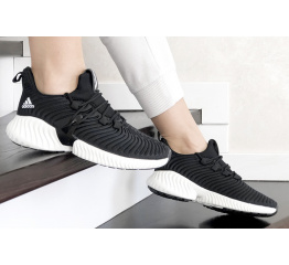 Женские кроссовки Adidas AlphaBOUNCE Instinct черные с белым