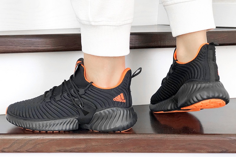 Adidas alphabounce black orange hotsell