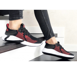 Женские кроссовки Adidas Bounce черные с красным
